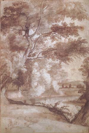 Claude Lorrain River View with Trees (mk17)